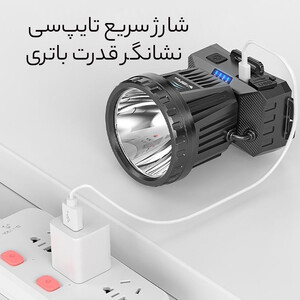 بهترین چراغ پیشانی 2400 میلی آمپر ساعت با نور سفید