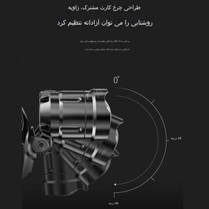 چراغ شب پیشانی شارژی