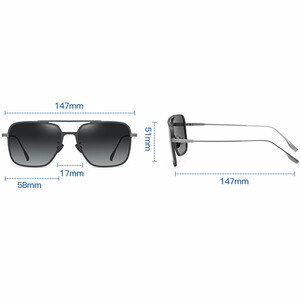 قیمت عینک دودی پلاریزه مردانه