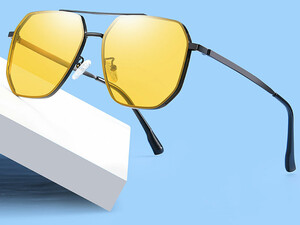 خرید عینک آفتابی پولاریزه فتوکرومیک karen bazaar CP8808 photochromic polarized metal sunglasses