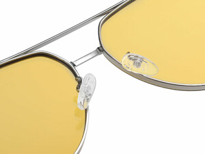 خرید عینک آفتابی پولاریزه karen bazaar CP8809 New polarized toad mirror double beam stainless steel sunglasses