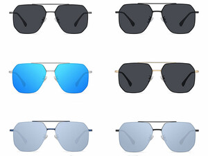 قیمت عینک آفتابی مردانه پلاریزه طرح کلاسیک karen bazaar CP2261 Classic Men's Cycling Sunglasses Metal