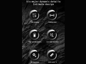 قیمت شیور شارژی کیمی kemei Ipx7 Rechargeable Hair Trimmer km-863