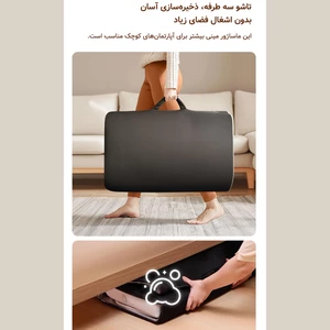 ماساژور تشکی قابل حمل کمر، سر، گردن، پا، ستون فقرات، پشت، باسن، ساق با فناوری موج هوا رپور