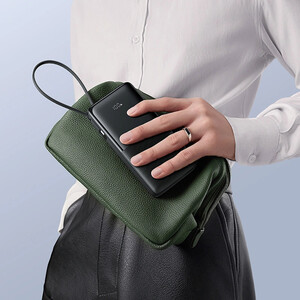 خرید پاوربانک 10000 میلی‌آمپر USB و تایپ سی با کابل تایپ‌سی 20 وات بیسوس