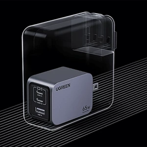 قیمت شارژر دیواری 65 وات Nexode Pro سه پورت یوگرین همراه با کابل 5 آمپر تایپ سی ugreen X755 25871