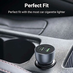 شارژر فندکی فست شارژ ماشین تایپ‌سی 36 وات یوگرین