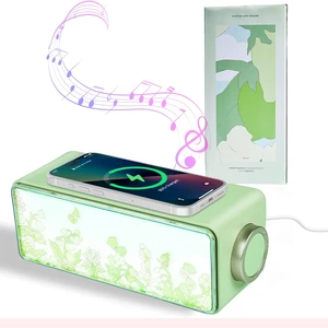 اسپیکر بلوتوثی، چراغ خواب و شارژر بی سیم PAINTING LIGHT SPEAKER F05