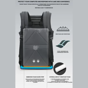 قیمت کوله پشتی مسافرتی لپ تاپ 15.6 اینچ ضدآب با ظرفیت بزرگ