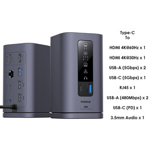 فروش داک استیشن 10 در 1بیسوس