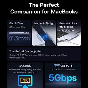 بهترین هاب تایپ سی 5 پورت بیسوس