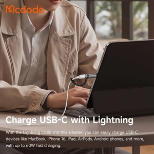 کیفیت تبدیل لایتنینگ به تایپ‌سی نمایشگردار مک‌دودو