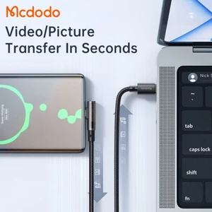 کابل شارژ تایپ سی به تایپ سی برای اتتقال داده به لپتاپ