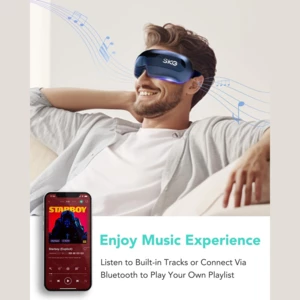 خرید ماساژور چشم هوشمند اس کا جی با قابلیت پخش موسیقی و پنجره دید