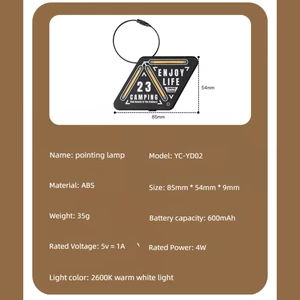 چراغ کمپینگ و لامپ شارژی هشدار قابل حمل