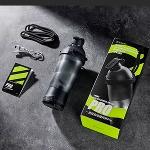 بهترین شیکر ورزشی و مخلوط کن شارژی 550 میلی‌لیتر اکورا