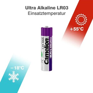باتری نیم قلمی کملیون Ultra Alkaline ( 2 عددی)