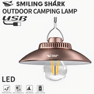 ارزان ترین چراغ کمپینگ شارژی ضدآب اسمایلینگ شارک