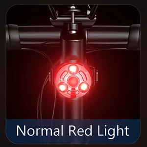 بهترین چراغ عقب دوچرخه شارژی ضدآب اسمایلینگ شارک