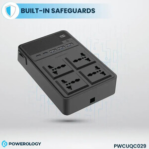 بهترین چند راهی و محافظ برق 2500 وات سوکت، یو اس بی و تایپ سی پاورولوژی