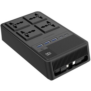 چند راهی و محافظ برق 2500 وات  4 سوکت، 3*USB و 2*TYPE-C پاورولوژی