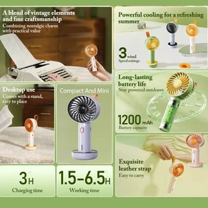 پنکه شارژی و قابل حمل و رومیزی ریمکس RS-SF05