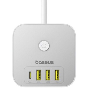 چندراهی برق سه سوکت، سه یو‌اس‌بی و یک تایپ‌سی بیسوس