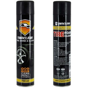 خرید اسپری براق‌کننده لاستیک و پولیش تایر ماشین تام کلین 750 میلی‌لیتر