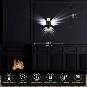 قیمت چراغ خواب شارژی با طرح عقاب