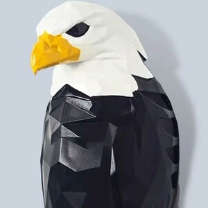 چراغ خواب دیواری سه بعدی طرح عقاب Eagle با قابلیت کنترل از راه دور