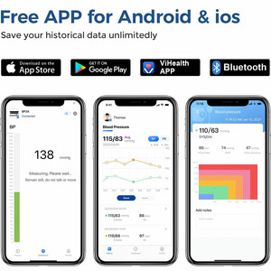 اپلیکیشن ViHealth روی گوشی هوشمند