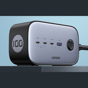 قیمت چندراهی برق جهانی دو سوکت، 3 تایپ سی و یک یو‌اس‌بی 3680 وات یوگرین