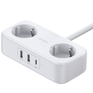 قیمت چندراهی برق دو سوکت، یو اس بی و تایپ‌سی 30 وات یوگرین