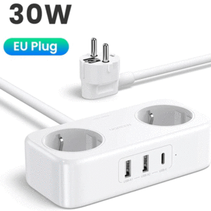 چندراهی سفید رنگ یوگرین با کابل 1.8 متری