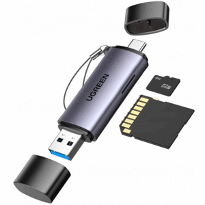کارت خوان USB به Type-C با قابلیت OTG یوگرین CM185 50706