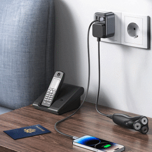 شارژر دیواری تایپ سی و یو اس بی یوگرین