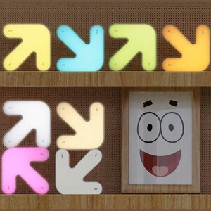 چراغ خواب فانتزی شارژی با طراحی فلش معکوس K-1700