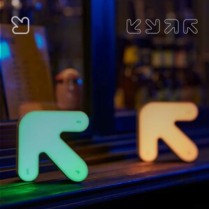 RDLJ چراغ خواب فانتزی شارژی با طراحی فلش معکوس