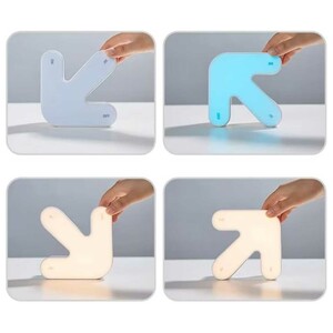 FIJVDK چراغ خواب فانتزی شارژی با طراحی فلش معکوس