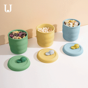 لیوان سیلیکونی کارتونی در رنگ‌های متنوع و جذاب