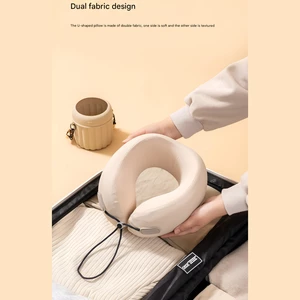 بالش دور گردنی مسافرتی تاشو با کیف حمل جوردن و جودی شیائومی