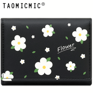 کیف پول مشکی زنانه تائومیک میک