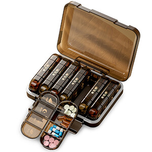 قیمت سازمان دهنده قرص مهرو موم شده  هفتگی 21 عددی و 28 عددی جوردن و جودی