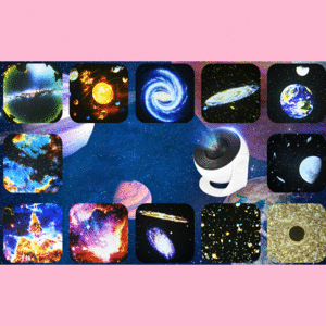 خرید چراغ پروژکتور کهکشانی دیسک خور با 12 طرح منظومه شمسی