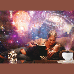 رقص نور کهکشانی  با 12 طرح منظومه شمسی