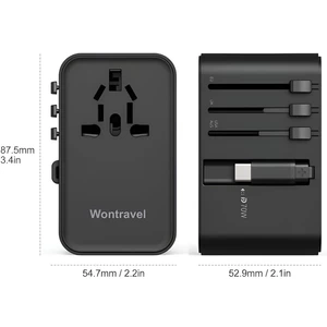بهترین کلگی شارژر و مبدل جهانی راک