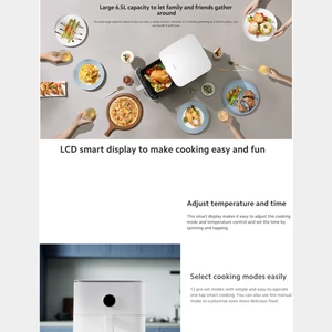 هواپز و گریل چندکاره شیائومی سرخ کن بدون روغن