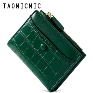 کیف پول سبز زنانه تاشو تائومیک میک
