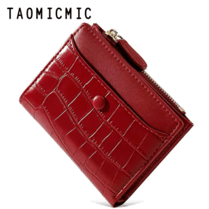 کیف پول قرمز زنانه تاشو تائومیک میک