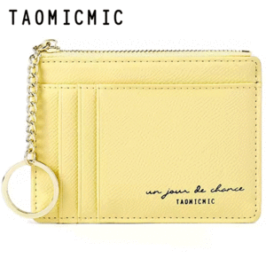 کیف کارت و کیف پول زرد زنانه فانتزی تائومیک میک